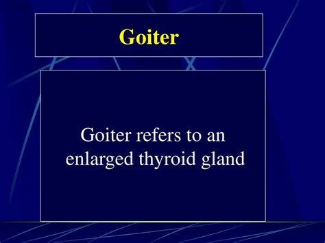 Ppt Simple Nontoxic Goiter Diffuse And Multinodular Powerpoint