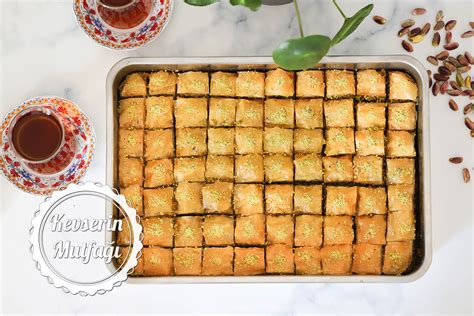 Pistachio Baklava Recipe Turkish Style Cooking