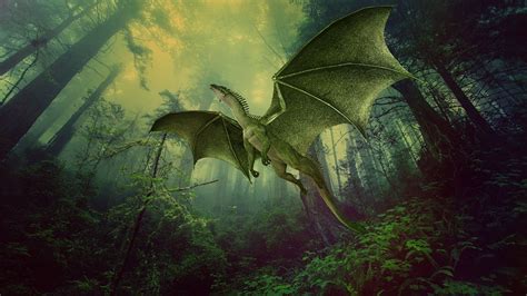 Dragon Forêt Créature Mythique · Image Gratuite Sur Pixabay