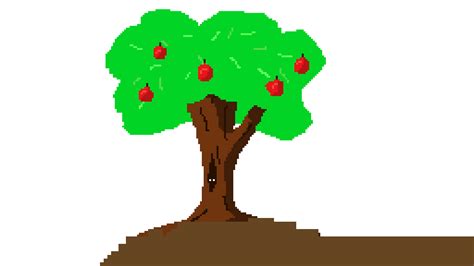 Pixilart Apple Tree  By Karkar