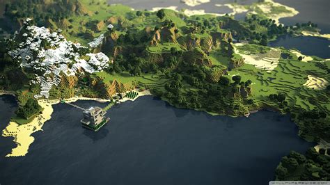 Download Minecraft Landscape Wallpaper By Annschmidt Beautiful