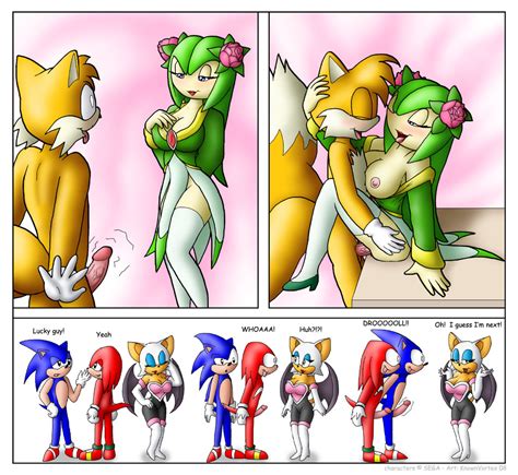Post 323808 Cosmo The Seedrian Knownvortex Knuckles The Echidna Rouge The Bat Sonic The