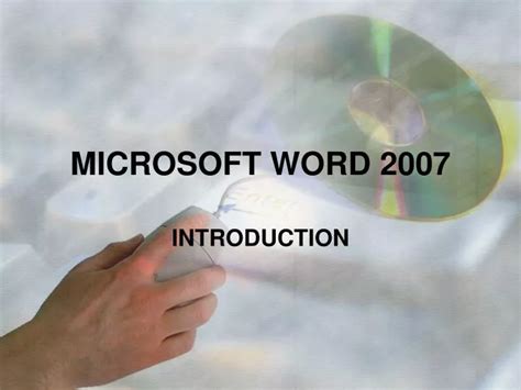 Ppt Microsoft Word 2007 Powerpoint Presentation Free Download Id