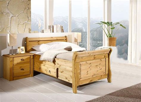 Hier finden sie vernünftige produktdetails zu finden. Massivholz Bett mit Schublade 90x200 cm Holzbett Kiefer ...