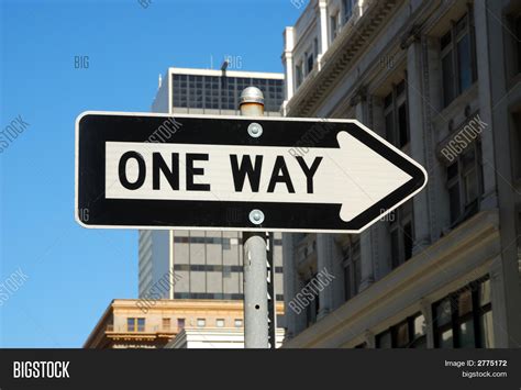 One Way Road Sign Stock Photo And Stock Images Bigstock