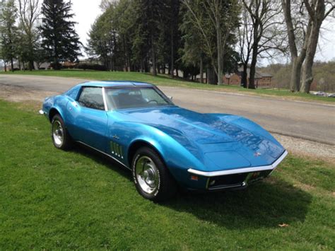 1969 Chevrolet Corvette Stingray Lemans Blue Base In Great Shape For