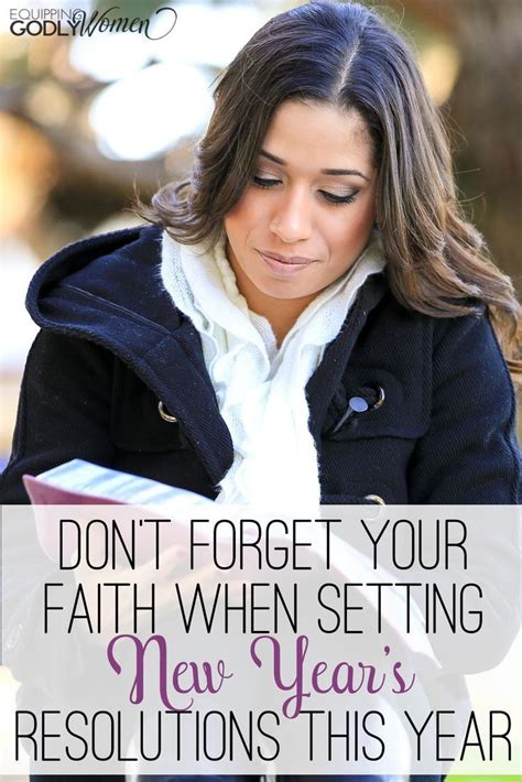 Dont Forget Your Faith When Setting New Years Resolutions New Year