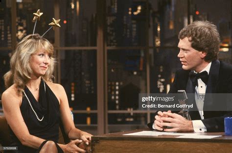 American Actress Teri Garr Sits And Talks With Tuxedo Clad Talk Show
