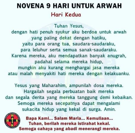 Doa Untuk Orang Tua Katolik - Katolik Media Doa Untuk Orangtua Yang Telah Meninggal Facebook