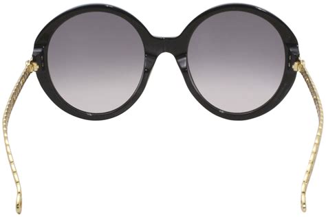 gucci sunglasses gg0726s 001 black gold grey gradient 56 23 135mm