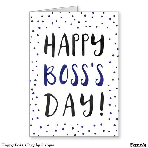 Happy Bosss Day Greeting Card Nationalbossdy National Bosses Day