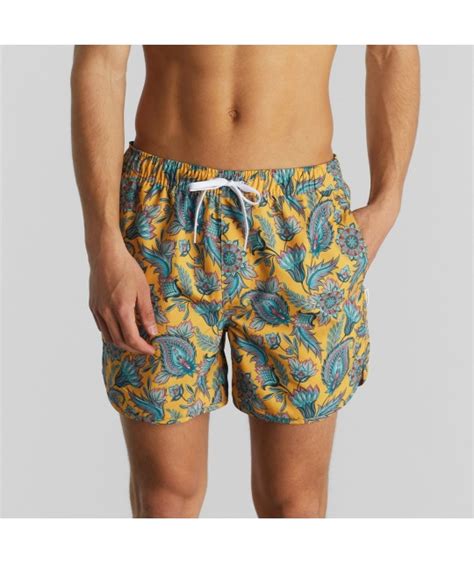 recycled indian flowers honey swimshorts dedicated