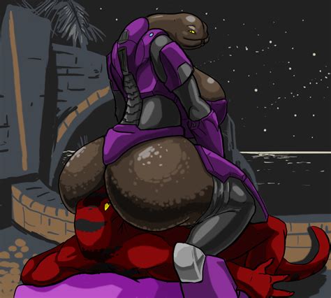 Rule 34 Alien Armor Ass Big Breasts Big Butt Breasts Brown Skin Chubby Clothing Color Curvy