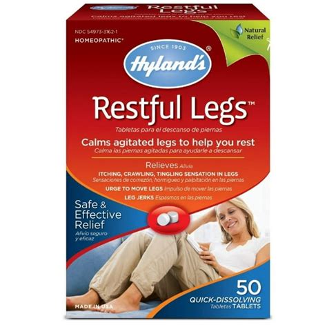 Hylands Restful Legs Safe And Effective Relief Homeopathic Tablets 50