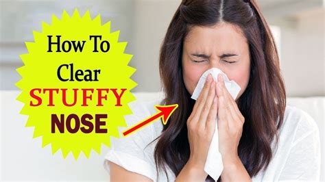 How To Clear A Stuffy Nose Instantly Home Remedies For Stuffy Nose