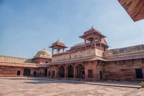 Red Fort Of Agra Unesco World Heritage Site Stock Image Image Of