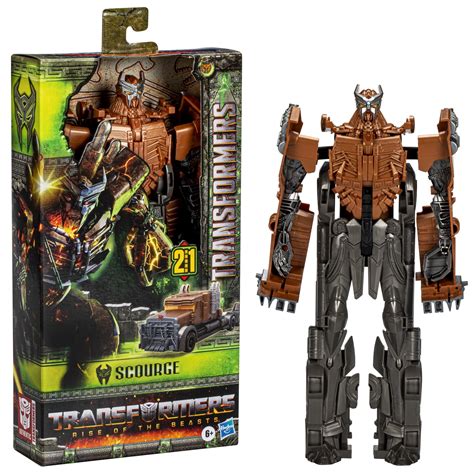 Transformers Rise Of The Beasts Titan Changers Scourge Action Figure