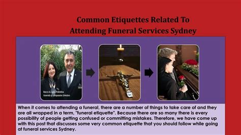 Ppt Common Etiquettes Related To Attending Funeral Services Sydney