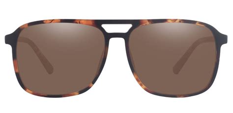Edward Aviator Prescription Sunglasses Tortoise Frame With Brown Lenses Men S Sunglasses