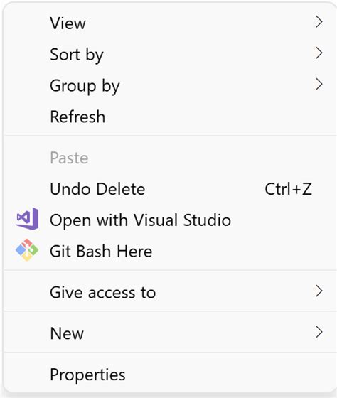 Git How To Add A Git Bash Here Context Menu Option To The Windows