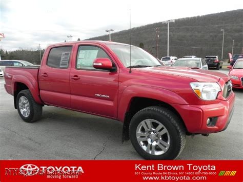 2012 Toyota Tacoma V6 Trd Sport Double Cab 4x4 In Barcelona Red