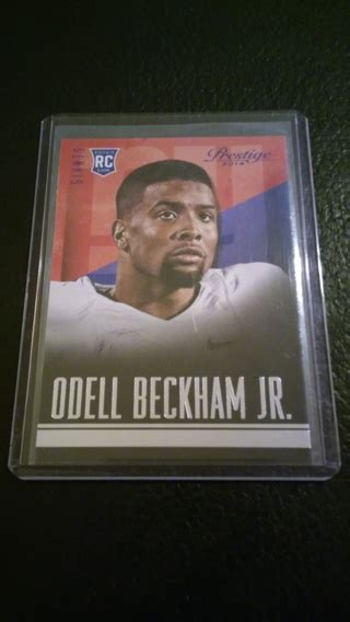 Check spelling or type a new query. Free: Odell Beckham Jr. *Rookie (2014 Prestige) N.Y. Giants... - Sports Trading Cards - Listia ...