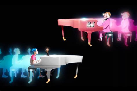 Gorillaz Team With Elton John And 6lack On New Song Machine Collab