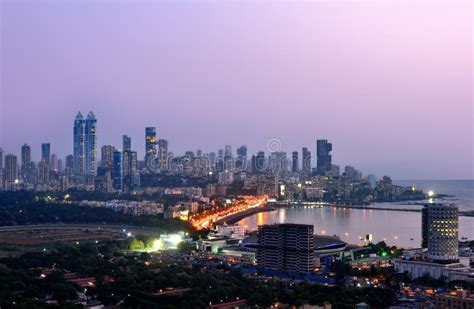 Aerial Mumbai By Night Stock Photo Image 57727962