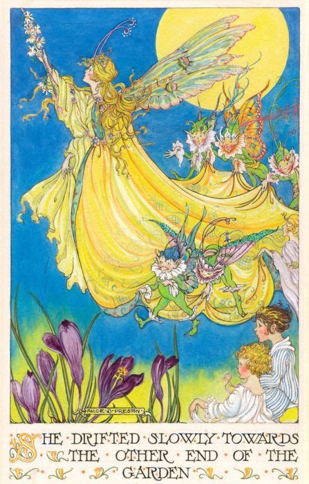 Alice Bolam Preston 1924 From The Valley Of Color Days Fairy