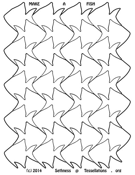 Teach Child How To Read Printable Tessellation Worksheets