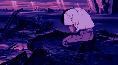 See a recent post on tumblr from @velvetmotel about purple anime gif. 투디갤 - 세기말 애니 감성