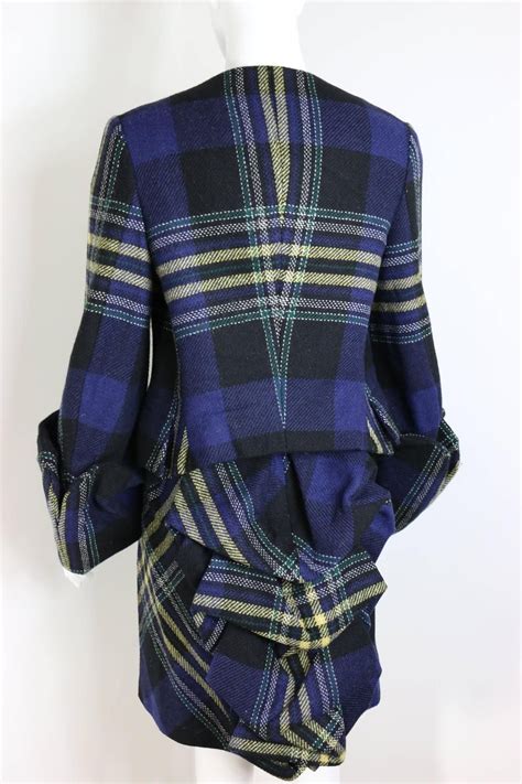 Dame vivienne isabel westwood dbe rdi (née swire; 90s Vivienne Westwood Navy Wool Tartan Suit | Tartan suit ...