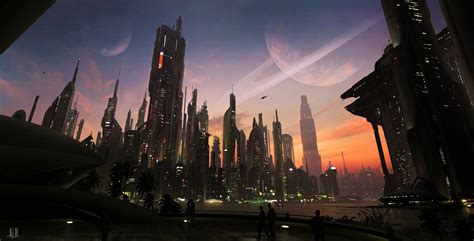 digital Art, Concept Art, Urban, Cityscape, City, Futuristic, Matte Paint Wallpapers HD ...