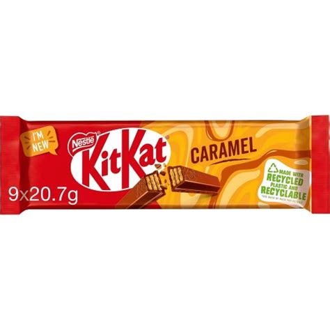 Kit Kat 2 Finger Orange Chocolate Biscuit Bar Multipack 9 X 207g