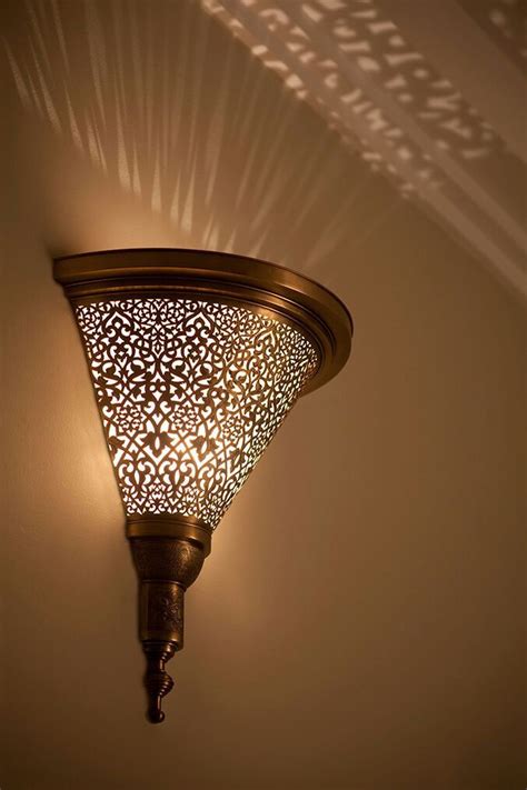 Wall sconces serve two main purposes: Moroccan lamp, Moroccan sconce, wall sconce , traditional ...