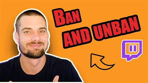 How To Ban And Unban Someone On Twitch Youtube