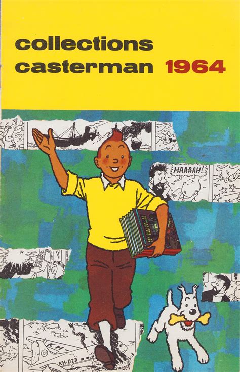 Hergé 1964 Tintin Et Milou Couverture Du Catalogue Casterman Illustration Originale