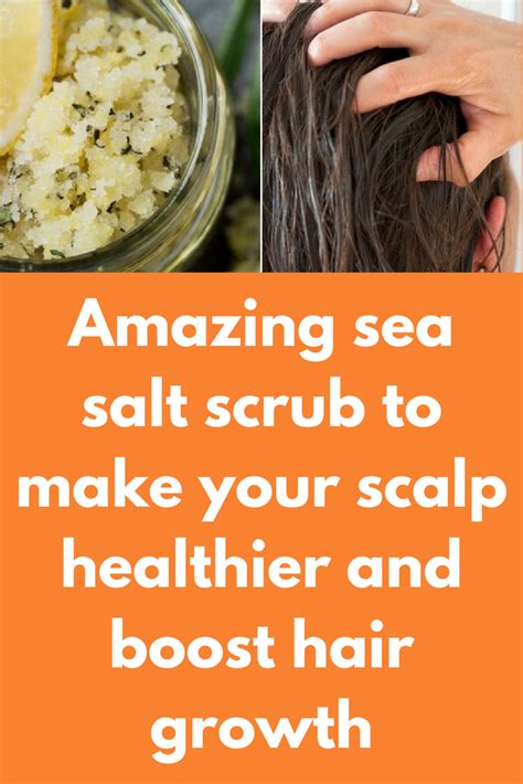 Amazing Sea Salt Scrub To Make Your Scalp Healthier And Boost Hair