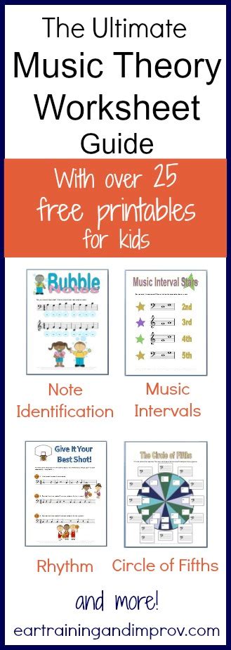 Music theory for beginners including basic theory, tones and semitones, time and key signatures, intervals, bass clef, common musical terms music theory is the study of all the components and concepts that make up the language of music. Music Theory Worksheets - 50+ Free Printables