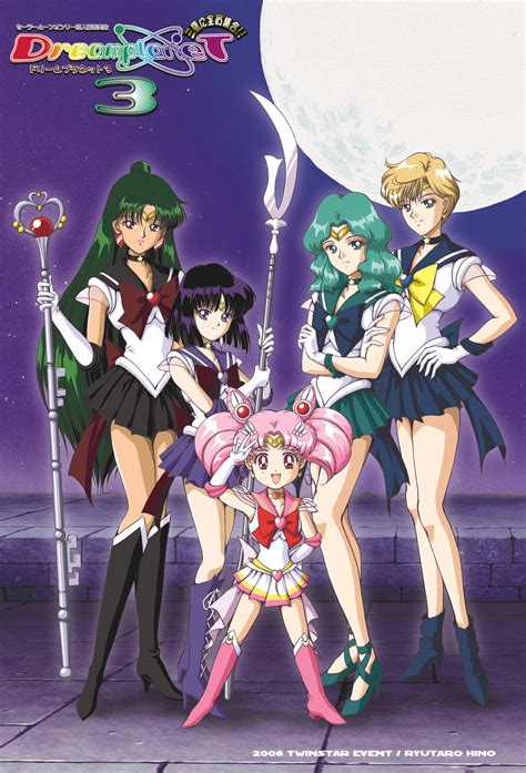 Chibi Usa Tomoe Hotaru Tenou Haruka Kaiou Michiru Sailor Saturn