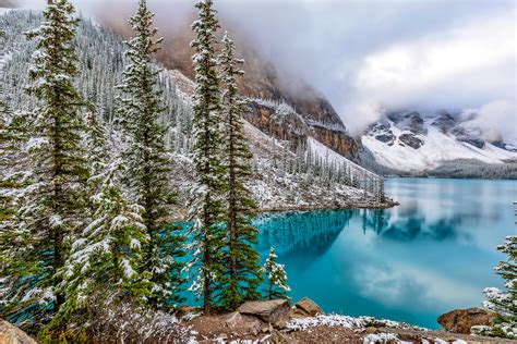 121397 Canada Alberta Banff National Park Aurora Borealis 4k