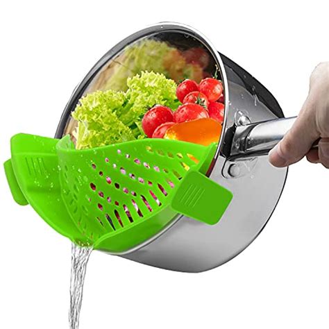 Clip On Strainer For Strainers And Colanders For Kitchen Silicone
