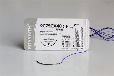 Absorbable Pd Synth Monofilament Polydioxanone Suture Packaging Type