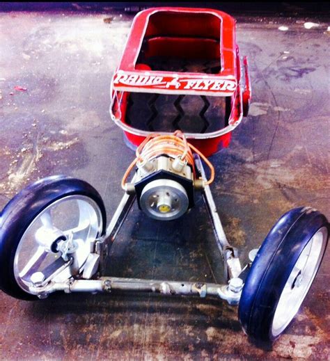 War Plane Rat Rod Hot Rod Slammed Lowered Radio Flyer Custom Wagon Chopped Dropped And Roll