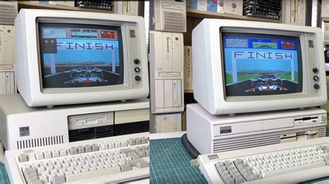 Ibm Cga Vs Tandy Graphics Both On An Ibm 5153 Cga Monitor R