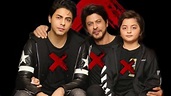 Shah Rukh Khan, Aryan Khan, Abram Khan twin in identical clothes in a ...