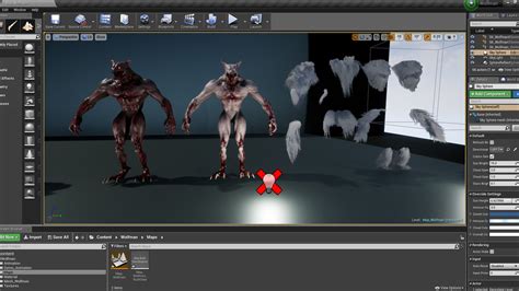 Artstation Wolfman Game Ready Game Assets