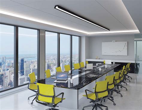 Axis Linear Office Light Fixtures Lead In Glare Free Visually