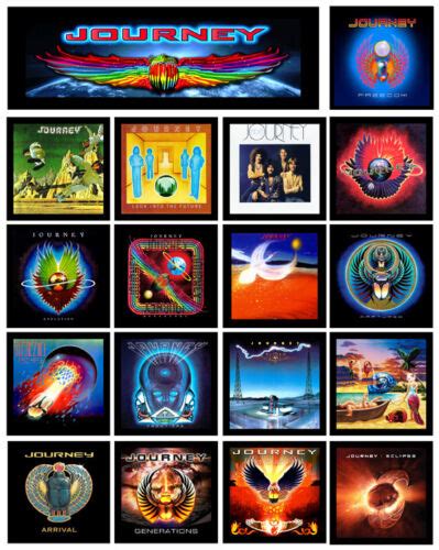 Journey 18 Pack Of Album Cover Discography Magnets Lot Boston Styx