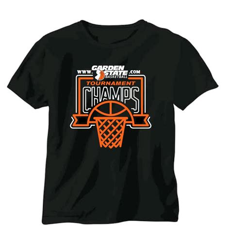 Championship T Shirt Designs Garden State Basketball